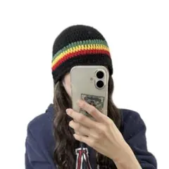 クロシェハット　クラッシャーハット　ビーニー　バケハ　バケットハット　　男女兼用