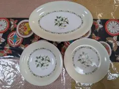 ノリタケ　Noritake　花柄食器3点セット