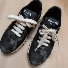 PRADA カモフラージュ スニーカー　22.5