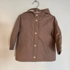 ZARAキッズ フード付きブラウンジャケット 18-24ヶ月