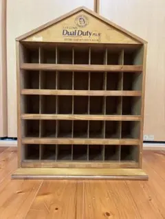 Dual Duty PLUS 木製糸立て アンティーク 棚 什器