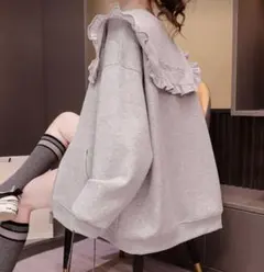 SHEIN グレー パーカー スウェットトップス XL