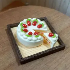 ミニチュアフード　ハンドメイド　ケーキ