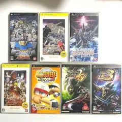 【PSPソフトまとめ売り】ガンダム・モンハン・ナルト・パワプロ豪華8本セット