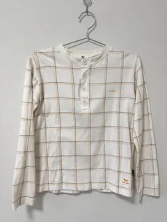 dog dept チェック柄 長袖Tシャツ　sサイズ
