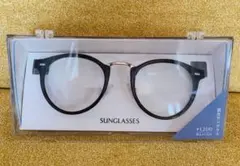 飾り付きコンビボストン調光サングラス