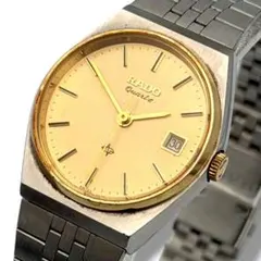 稼働 美品 RADO ラドー腕時計 レディース クォーツ デイト コンビのサムネイル