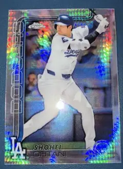 大谷翔平　Topps Chrome 2025 プリズムリフラクター　ベース