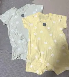 西松屋　ロンパース　前開き　2枚セット
