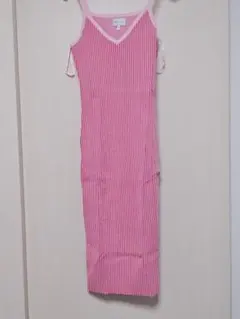 Milly ストライプ ノースリーブ ミニワンピース Mサイズ