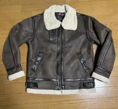 ALPHA フェイクムートン　フライト　ボア　ジャケットＢ-3