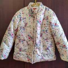 Moujonjon　花柄中綿コート フード付き（BB様専用）