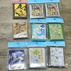 開封済み ポケモンカード デッキシールド まとめ売り 9個セット