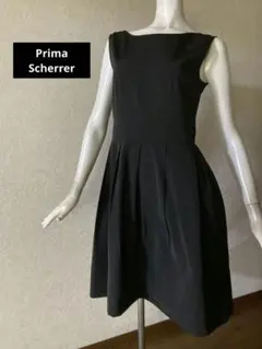 ✰Prima Scherrer ノースリーブワンピース ブラックのサムネイル