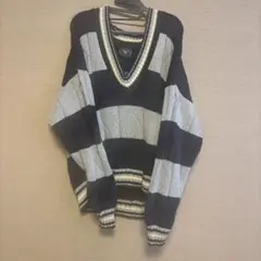最終値下げ 古着 Vネック ニット セーター L y2k archiveのサムネイル