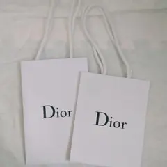 ディオールDiorショップ袋2枚セット
