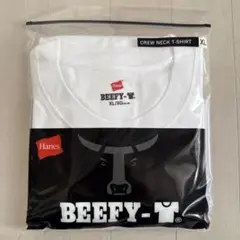 HanesBEEFY-T クルーネックTシャツ　白　XLサイズ　新品未開封