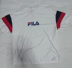 FILA 필라 로고 티셔츠 화이트 사이즈 160