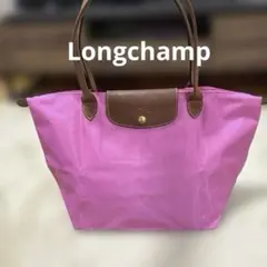 Longchampロンシャン　プリアージュ トート　肩掛け　ピンク　A4対応