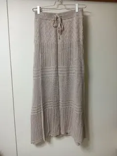 ロングフレアスカート 秋冬