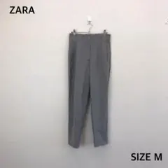ザラ ZARA グレー スラックス パンツ サイズM