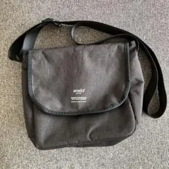 【美品】anello ブラック ショルダーバッグ