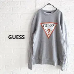 GUESS ゲス ロゴスウェット トレーナー ユニセックス グレー 【S】