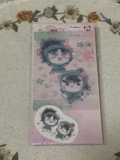 忍たま乱太郎 ふんわり桜もちぴこの段 ステッカークリアカード賞・六ろ組