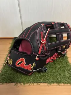 プロ支給品 実使用 来田涼斗 オリックス 大久保グローブ製作所 外野手