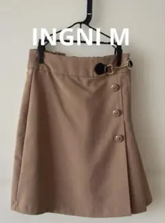 イング　INGNI 巻きスカート風　キャメル　Mのサムネイル