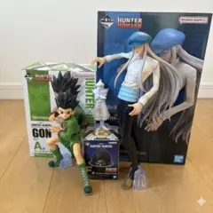 ゴン　カイト　ディープパープル　一番くじ　箱あり　フィギュア3点セット