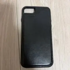 iPhoneSE 第二世代　カード収納 ケース 黒