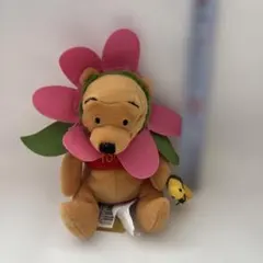 ディズニーストア　くまのプーさん 花の衣装 ぬいぐるみ
