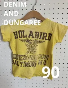 中古　デニムダンガリー Tシャツ　90 DENIM DUNGAREE