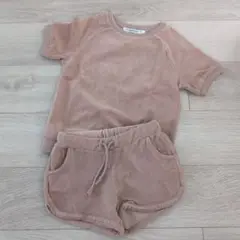 MINGOパイル地カットソーとショートパンツ セット