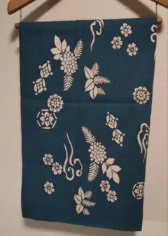 浜路紬　青色 風呂敷