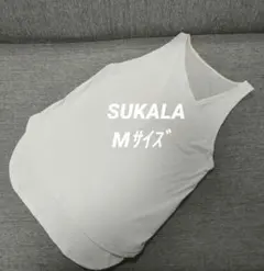 ②SUKALAスカーラLAVA シアーレイヤードキャミブラトップM アイス