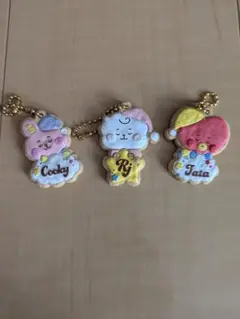 BT21 クッキー型キャラクターキーホルダーセット