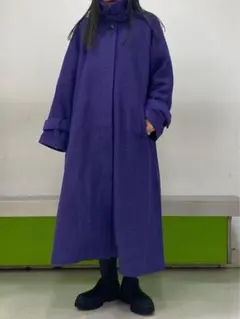 jeanasis ジーナシス　ロングコート　パープル