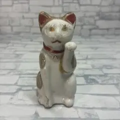 まねきねこ 招き猫 明治 レトロ 骨董 縁起物 足カケ まねきねこ 招き猫 明治 レトロ 骨董 縁起物 足カケ - メルカリ