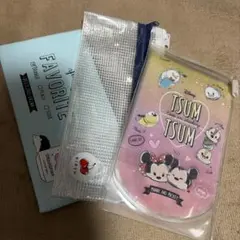 TSUM TSUM ミッキー ミニー小物入れ 他ペンケース3点セット