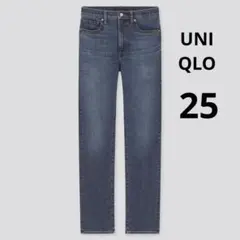 新品♥UNIQLO ユニクロ スリムストレートハイライズジーンズ 25ブルー