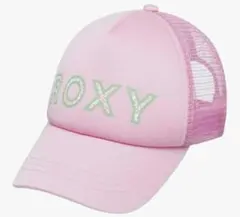ROXYロゴのピンクメッシュキャップのサムネイル