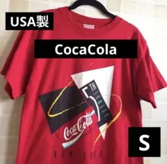 美品‼️USA製コカコーラ社TシャツSアメカジ定番古着ビンテージHUMANMADE