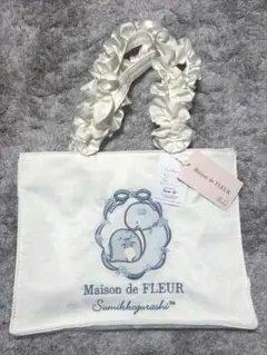 マメクロゴウチ】ハンドバッグ トートバッグ レース 白 - メルカリ