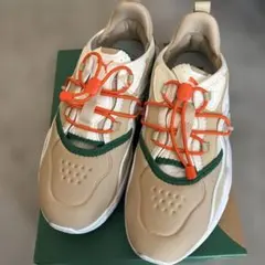 PUMA× RayBeamsコラボベージュ/オレンジ/グリーン スニーカー