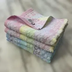 今治タオル フェイスタオル 浴用 吸水速乾 4枚 まとめ売り 日本製 薄手 丈夫