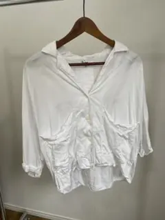 ZARA 開襟シャツブラウス