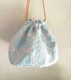 SALE❗️ミナペルホネン　ハンドメイド巾着　 タンバリンのサムネイル
