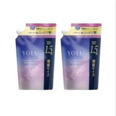 増量1.5倍555g2個ヨルYOLU 詰替トリートメント新品カームナイトリペアのサムネイル